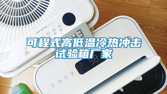 可程式高低溫冷熱衝擊試驗箱廠家