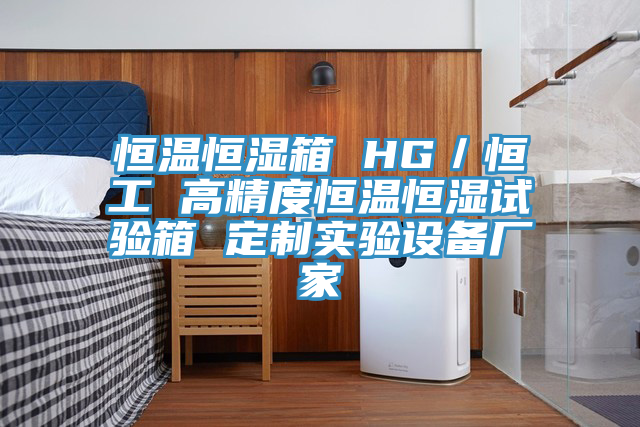 恒溫恒濕箱 HG／恒工 高精度恒溫恒濕試驗箱 定製實驗設備廠家