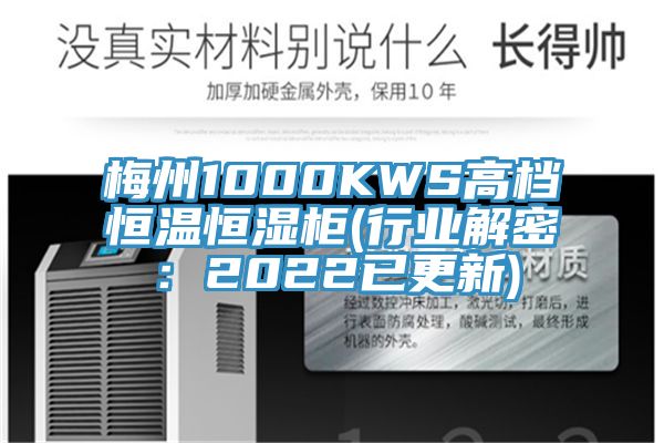 梅州1000KWS高檔恒溫恒濕櫃(行業解密：2022已更新)