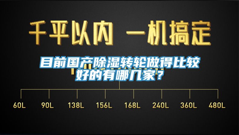 目前國產除濕轉輪做得比較好的有哪幾家？