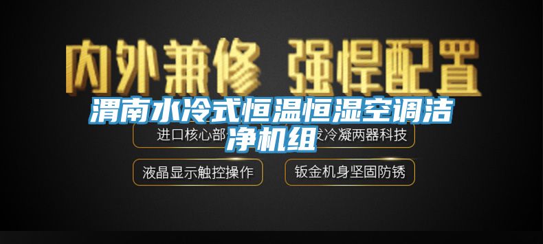 渭南水冷式恒溫恒濕空調潔淨機組